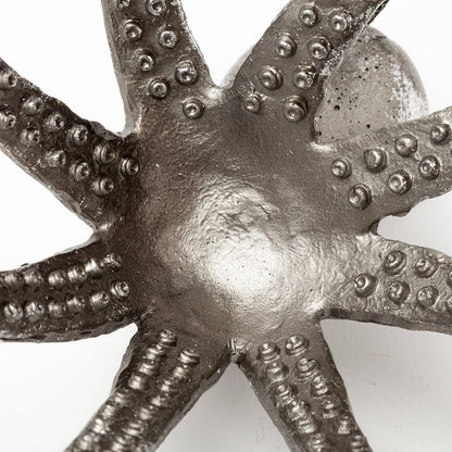 Mercana - Strafford Small 10L x 9W Silver Resin Octopus - 57387 view 9