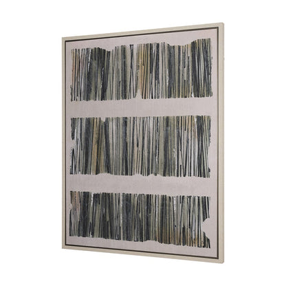 Mercana - Strand by Mercana Studio a Hand Embellished Textured Framed Canvas - 102660-FL view 2