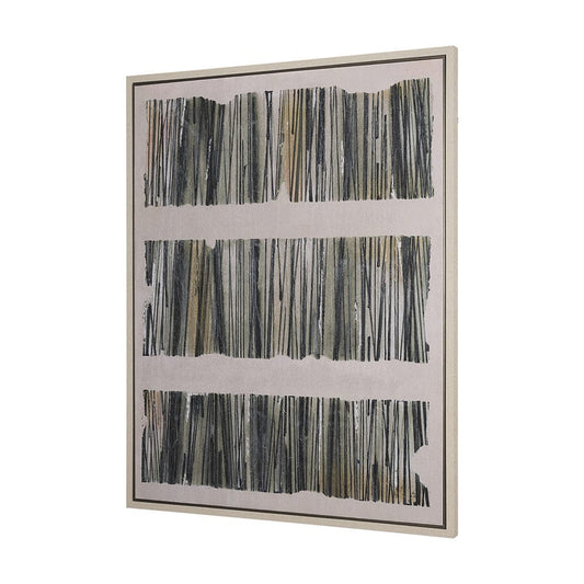 Mercana - Strand by Mercana Studio a Hand Embellished Textured Framed Canvas - 102660-FL view 2