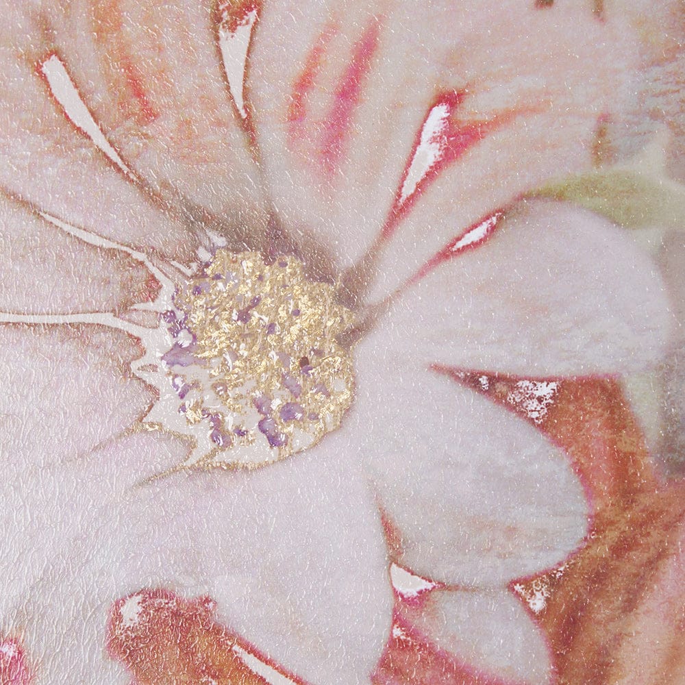 Mercana - Subtle Florals I by Mercana Studio a Hand Embelished Textured Framed Art Print Matted under Glass - 15446 view 7