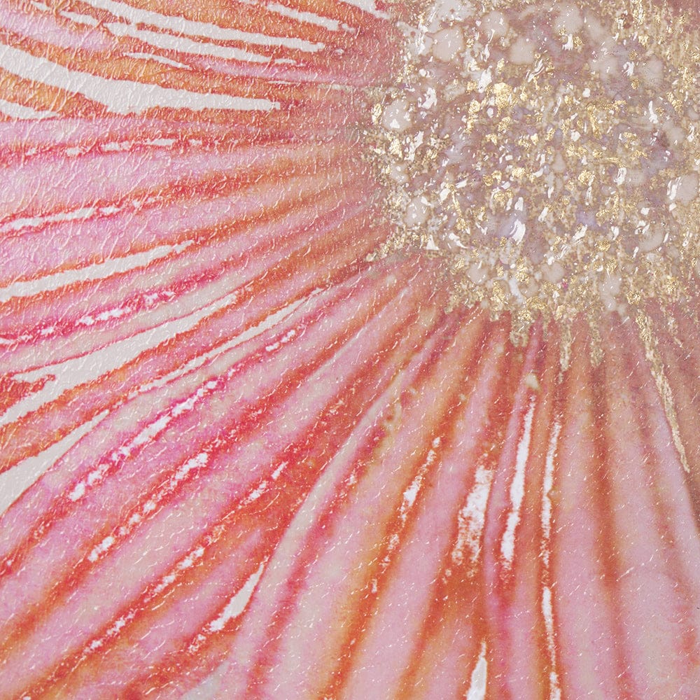 Mercana - Subtle Florals II by Mercana Studio a Hand Embelished Textured Framed Art Print Matted under Glass - 15447 view 6