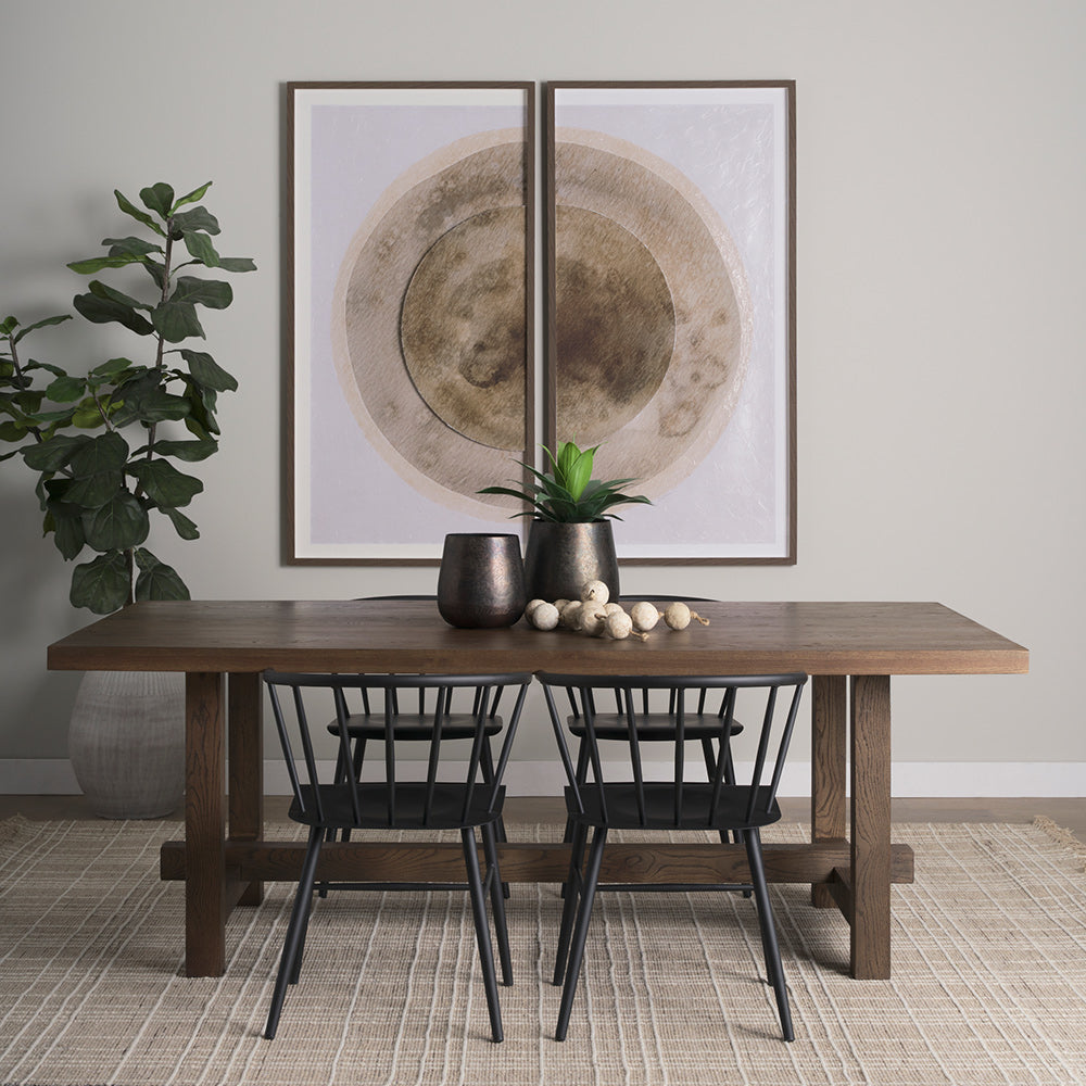 Mercana - Suke 84" Medium Brown Rectangular Oak Dining Table - 70873-AB view 10