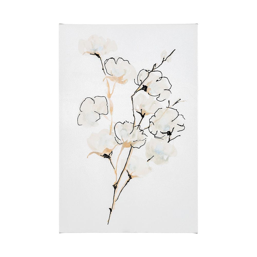 Mercana - Summer Cotton III by Chris Paschke a Hand Embellished Textured Canvas - 101738-L view 1