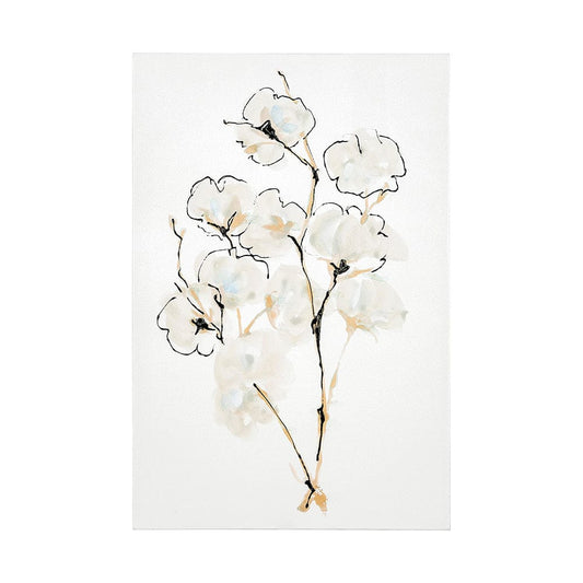 Mercana - Summer Cotton IV by Chris Paschke a Hand Embellished Textured Canvas - 101739-L view 1