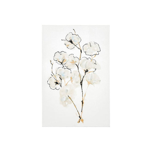 Mercana - Summer Cotton IV by Chris Paschke a Hand Embellished Textured Canvas - 101739-S view 1