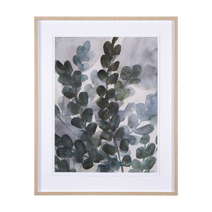 Mercana - Summer Foliage I by Mercana Studio a Hand Embellished Textured Framed Art Print Matted under Glass - 15234 view 1