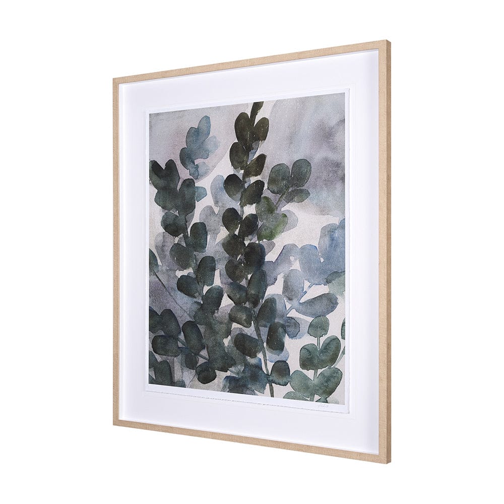 Mercana - Summer Foliage I by Mercana Studio a Hand Embellished Textured Framed Art Print Matted under Glass - 15234 view 2
