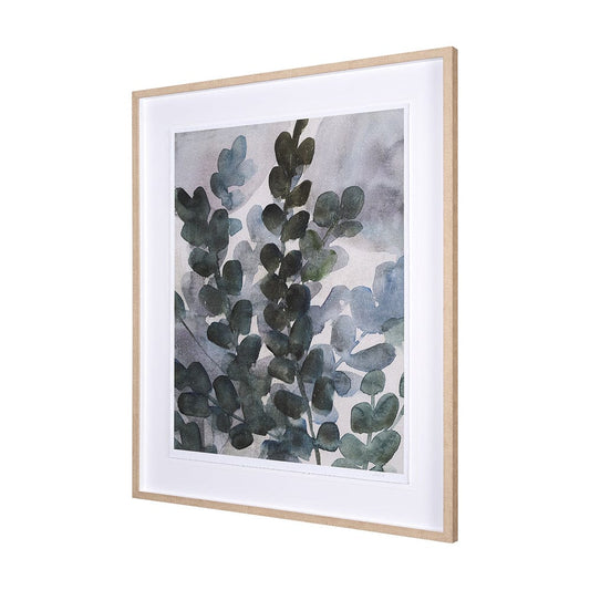 Mercana - Summer Foliage I by Mercana Studio a Hand Embellished Textured Framed Art Print Matted under Glass - 15234 view 2