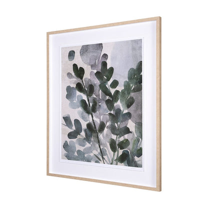 Mercana - Summer Foliage II by Mercana Studio a Hand Embellished Textured Framed Art Print Matted under Glass - 15235 view 2