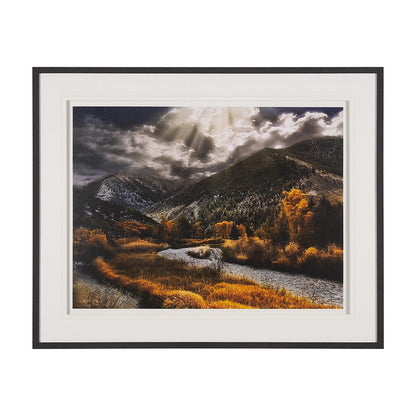 Mercana - Summit Trail by Bobbie Goodrich a Hand Embellished Framed Art Print Matted under Glass - 15569 view 1