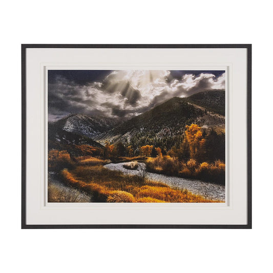 Mercana - Summit Trail by Bobbie Goodrich a Hand Embellished Framed Art Print Matted under Glass - 15569 view 1