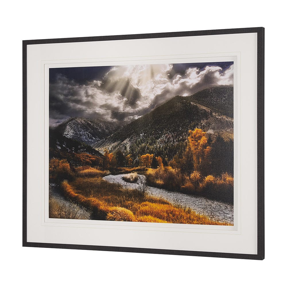 Mercana - Summit Trail by Bobbie Goodrich a Hand Embellished Framed Art Print Matted under Glass - 15569 view 2