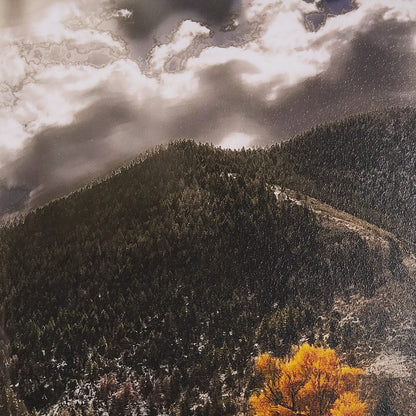 Mercana - Summit Trail by Bobbie Goodrich a Hand Embellished Framed Art Print Matted under Glass - 15569 view 7