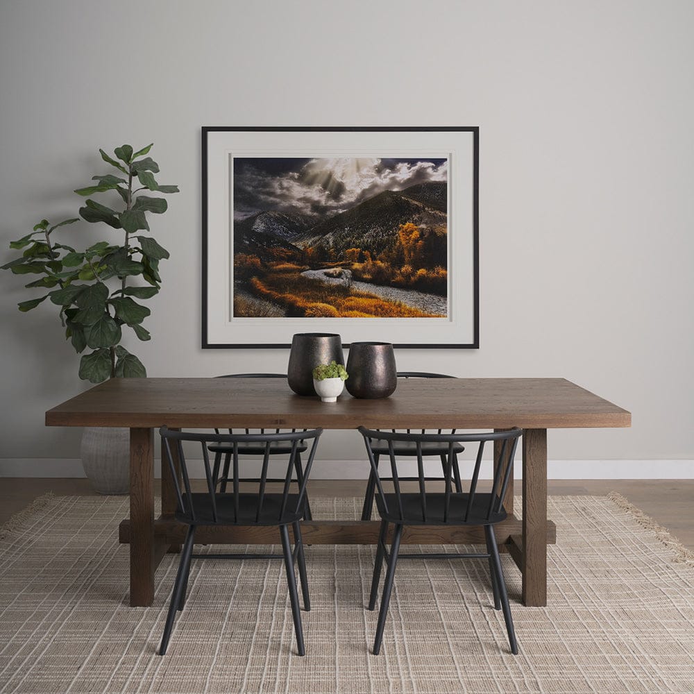 Mercana - Summit Trail by Bobbie Goodrich a Hand Embellished Framed Art Print Matted under Glass - 15569 view 8