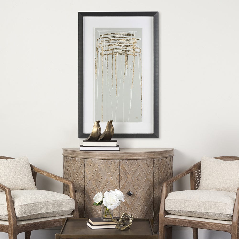 Mercana - Sun River by Studio M a handmade Original Framed Artwork under Glass - 11643 view 5