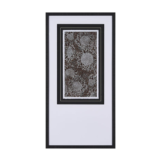 Mercana - Sunflower Fest I by Mercana Studio a Hand Embellished Textured Framed Art Print Matted under Glass - 15153 view 1