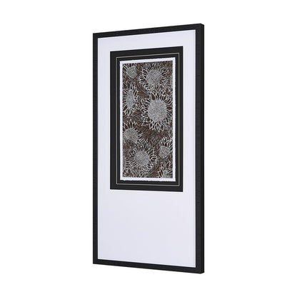 Mercana - Sunflower Fest I by Mercana Studio a Hand Embellished Textured Framed Art Print Matted under Glass - 15153 view 2