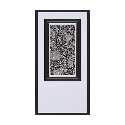 Mercana - Sunflower Fest II by Mercana Studio a Hand Embellished Textured Framed Art Print Matted under Glass - 15154 view 1