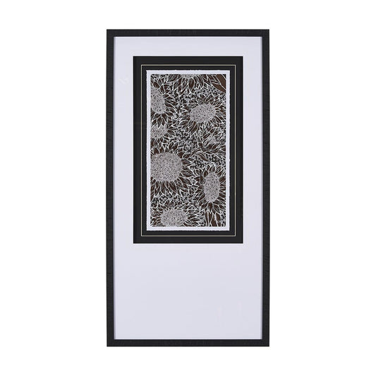 Mercana - Sunflower Fest II by Mercana Studio a Hand Embellished Textured Framed Art Print Matted under Glass - 15154 view 1