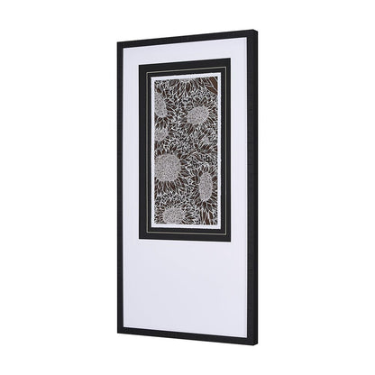 Mercana - Sunflower Fest II by Mercana Studio a Hand Embellished Textured Framed Art Print Matted under Glass - 15154 view 2