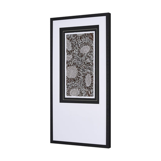 Mercana - Sunflower Fest II by Mercana Studio a Hand Embellished Textured Framed Art Print Matted under Glass - 15154 view 2