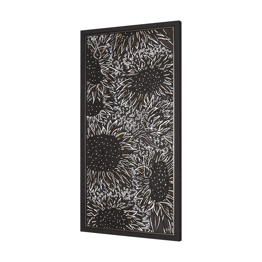 Mercana - Sunflower Fest III by Mercana Studio a Hand Embellished Textured Framed Art Print - 15184 view 2