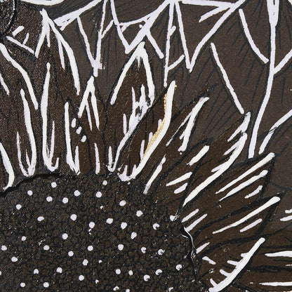 Mercana - Sunflower Fest III by Mercana Studio a Hand Embellished Textured Framed Art Print - 15184 view 6