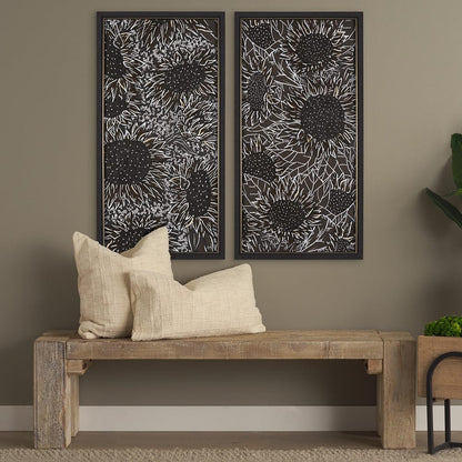 Mercana - Sunflower Fest III by Mercana Studio a Hand Embellished Textured Framed Art Print - 15184 view 8