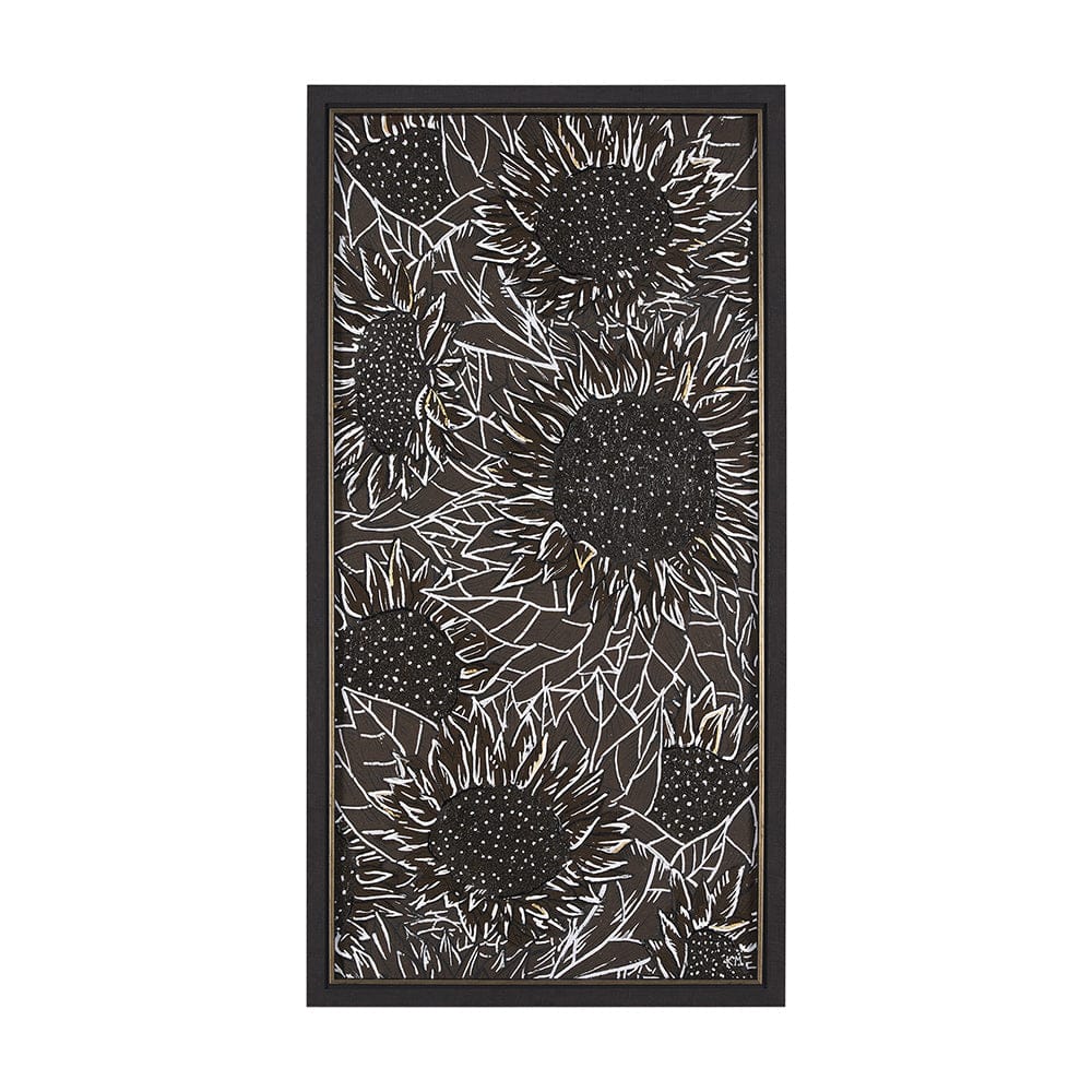 Mercana - Sunflower Fest VI by Mercana Studio a Hand Embellished Textured Framed Art Print - 15185 view 1