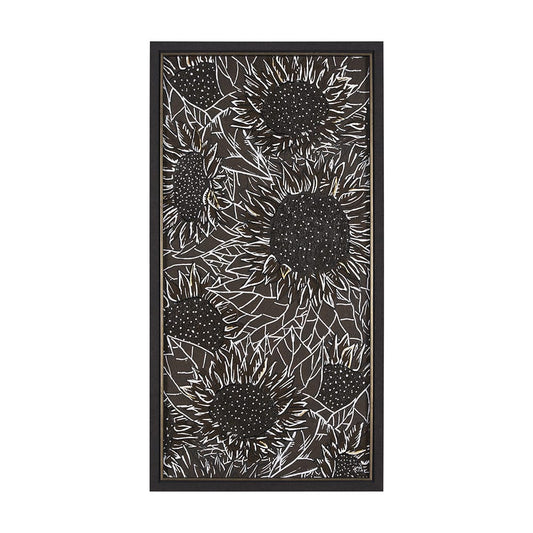 Mercana - Sunflower Fest VI by Mercana Studio a Hand Embellished Textured Framed Art Print - 15185 view 1