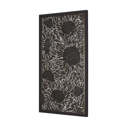 Mercana - Sunflower Fest VI by Mercana Studio a Hand Embellished Textured Framed Art Print - 15185 view 2