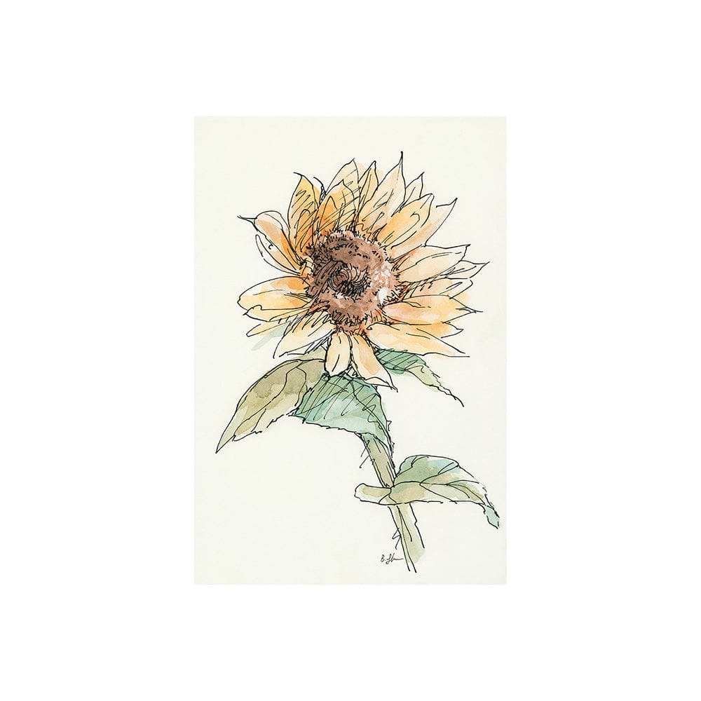 Mercana - Sunflower I by Mercana Studio a Hand Embellished Textured Canvas - 101886-S view 1