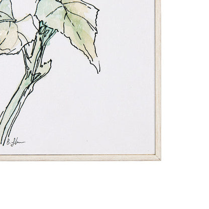 Mercana - Sunflower I by Mercana Studio a Hand Embellished Textured Framed Art Print - 13655 view 3