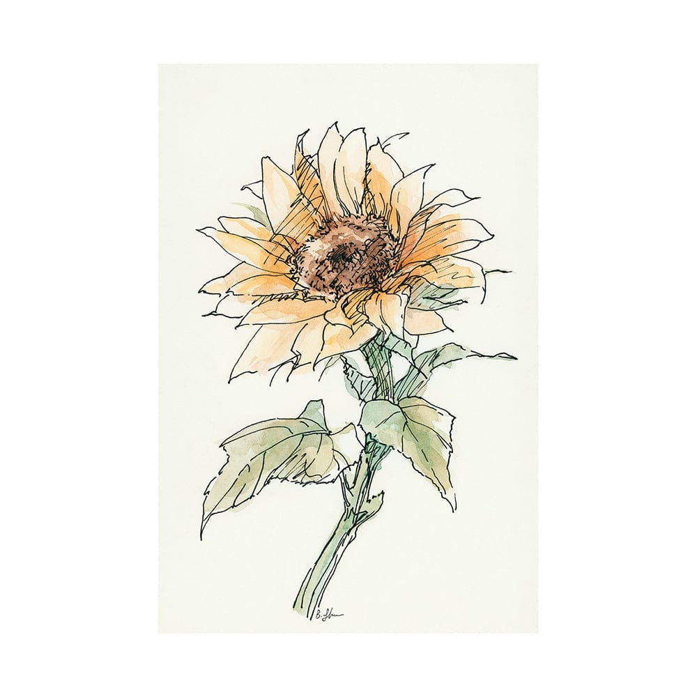 Mercana - Sunflower II by Mercana Studio a Hand Embellished Textured Canvas - 101887-L view 1