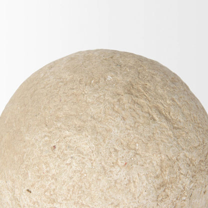 Mercana - Sunita Beige Paper Mache Orbs (Set of 3) - 70219 view 4