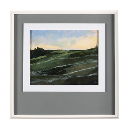 Mercana - Sunrise Valley I by Mercana Studio a Hand Embellished Textured Framed Art Print Matted under Glass - 14705 view 1