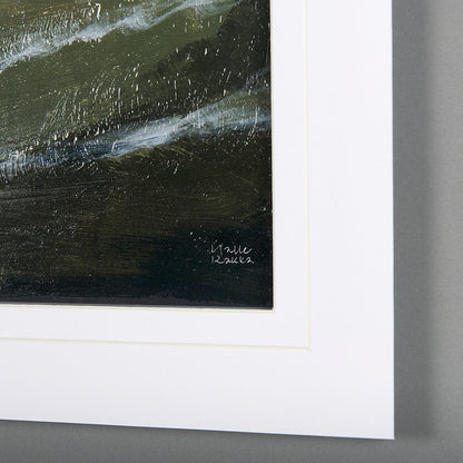 Mercana - Sunrise Valley I by Mercana Studio a Hand Embellished Textured Framed Art Print Matted under Glass - 14705 view 6
