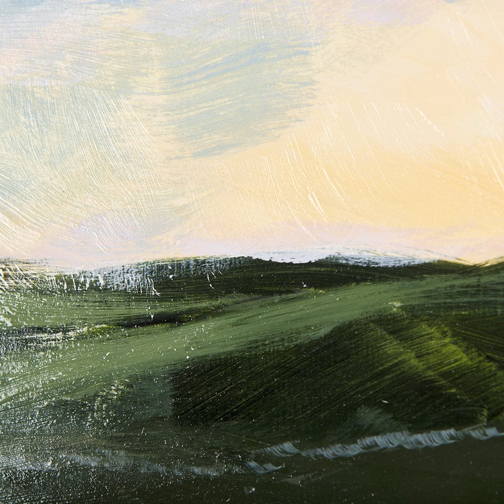 Mercana - Sunrise Valley I by Mercana Studio a Hand Embellished Textured Framed Art Print Matted under Glass - 14705 view 7