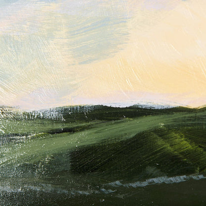 Mercana - Sunrise Valley I by Mercana Studio a Hand Embellished Textured Framed Art Print Matted under Glass - 14705 view 7