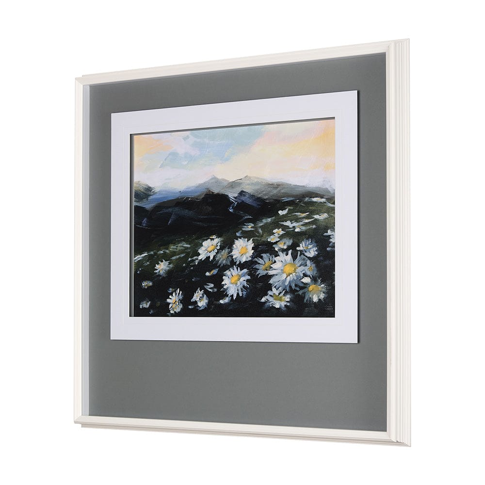 Mercana - Sunrise Valley II by Mercana Studio a Hand Embellished Textured Framed Art Print Matted under Glass - 14706 view 2