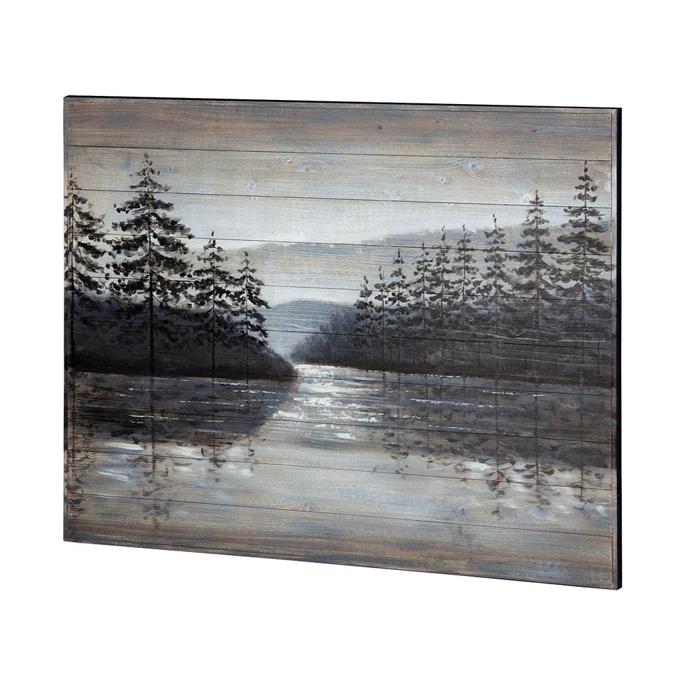 Mercana - Sunset Narrows 48x36 Original Hand Painted on Wood Oil Painting - 67723 view 1