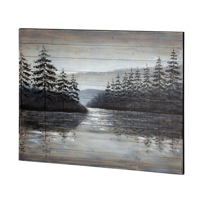 Mercana - Sunset Narrows 48x36 Original Hand Painted on Wood Oil Painting - 67723 view 1