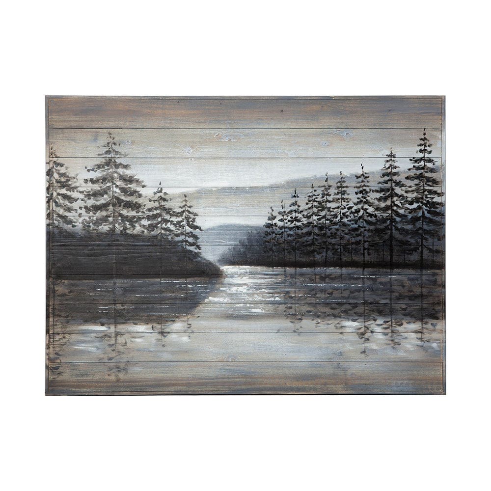 Mercana - Sunset Narrows 48x36 Original Hand Painted on Wood Oil Painting - 67723 view 2