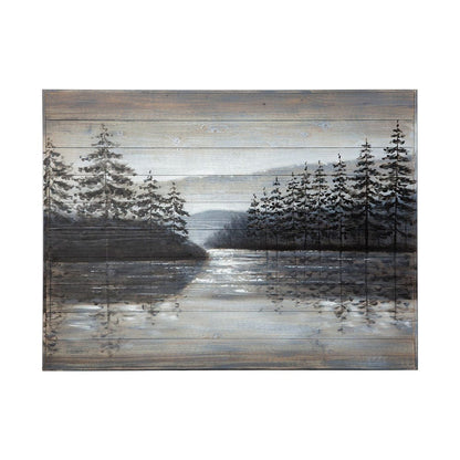 Mercana - Sunset Narrows 48x36 Original Hand Painted on Wood Oil Painting - 67723 view 2