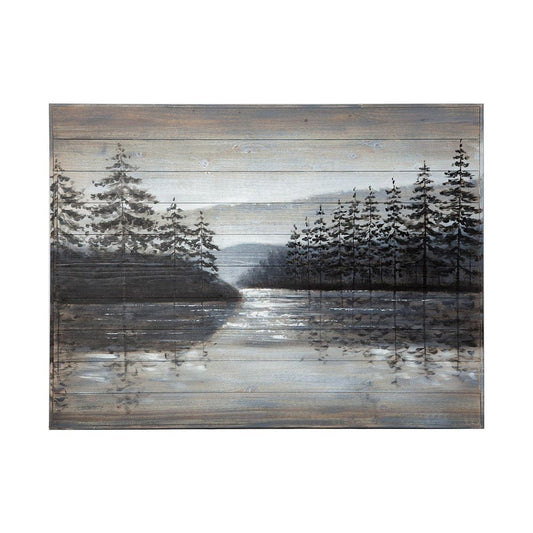 Mercana - Sunset Narrows 48x36 Original Hand Painted on Wood Oil Painting - 67723 view 2