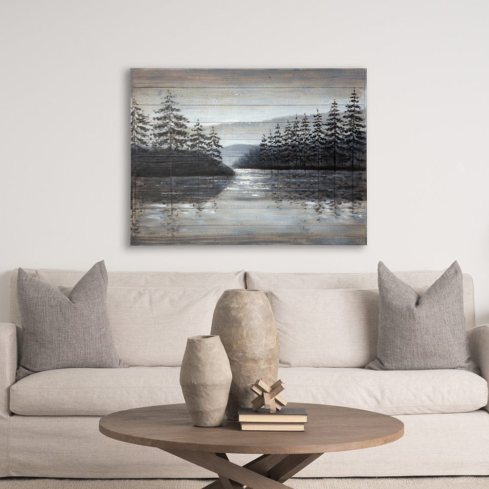 Mercana - Sunset Narrows 48x36 Original Hand Painted on Wood Oil Painting - 67723 view 3