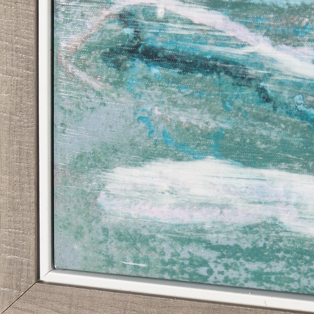 Mercana - Sunshine Glare on The Waves I by Mercana Studio a Hand Embellished Textured Framed Canvas - 102576-FL view 5