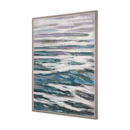 Mercana - Sunshine Glare on The Waves II by Mercana Studio a Hand Embellished Textured Framed Canvas - 102577-FL view 2