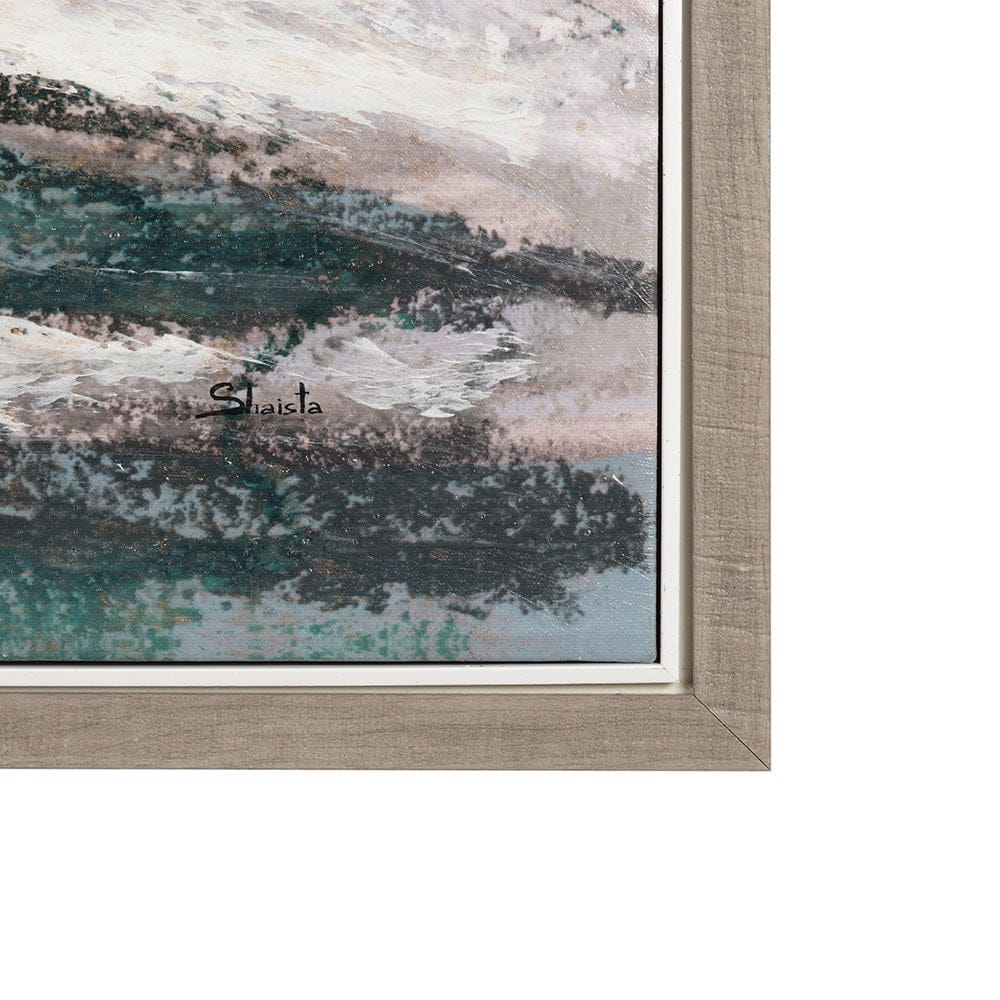 Mercana - Sunshine Glare on The Waves II by Mercana Studio a Hand Embellished Textured Framed Canvas - 102577-FL view 3
