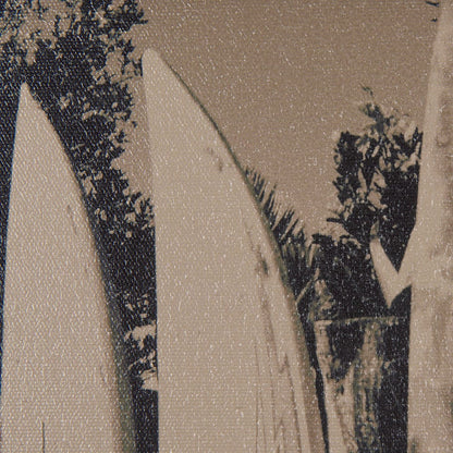 Mercana - Surf Fence by Mercana Studio a Hand Embellished Textured Framed Art Print - 14357 view 10